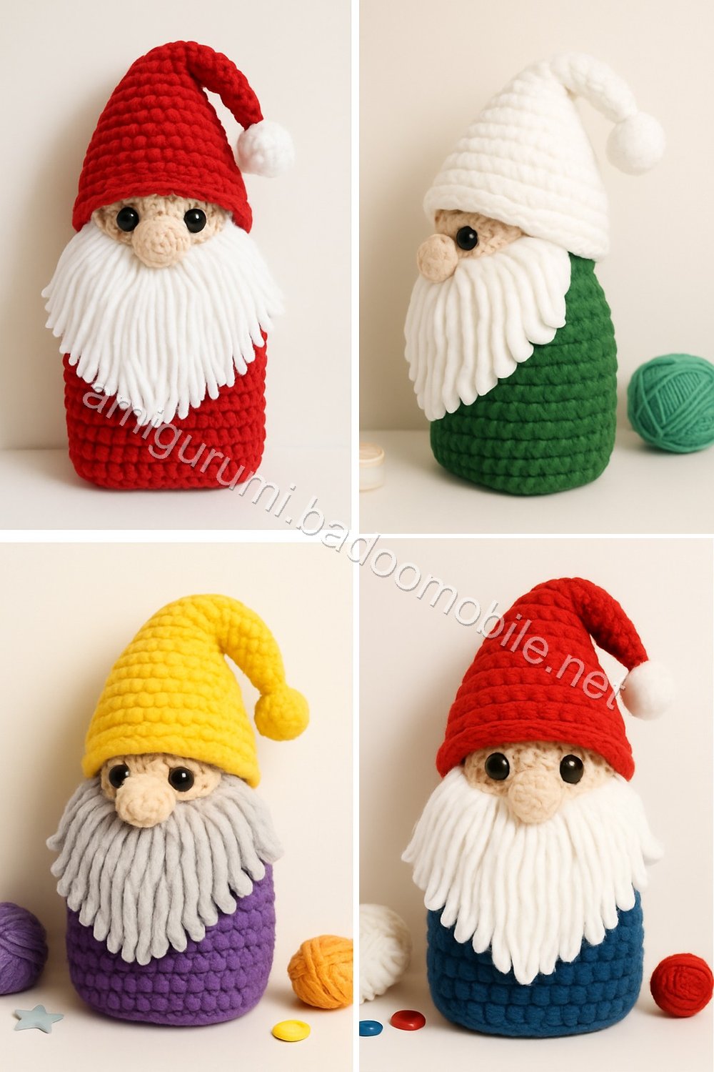 Amigurumi Christmas Gnome Free Pattern