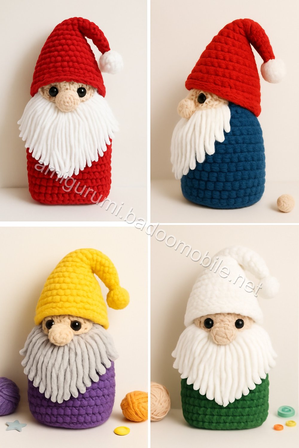 Amigurumi Christmas Gnome Free Pattern