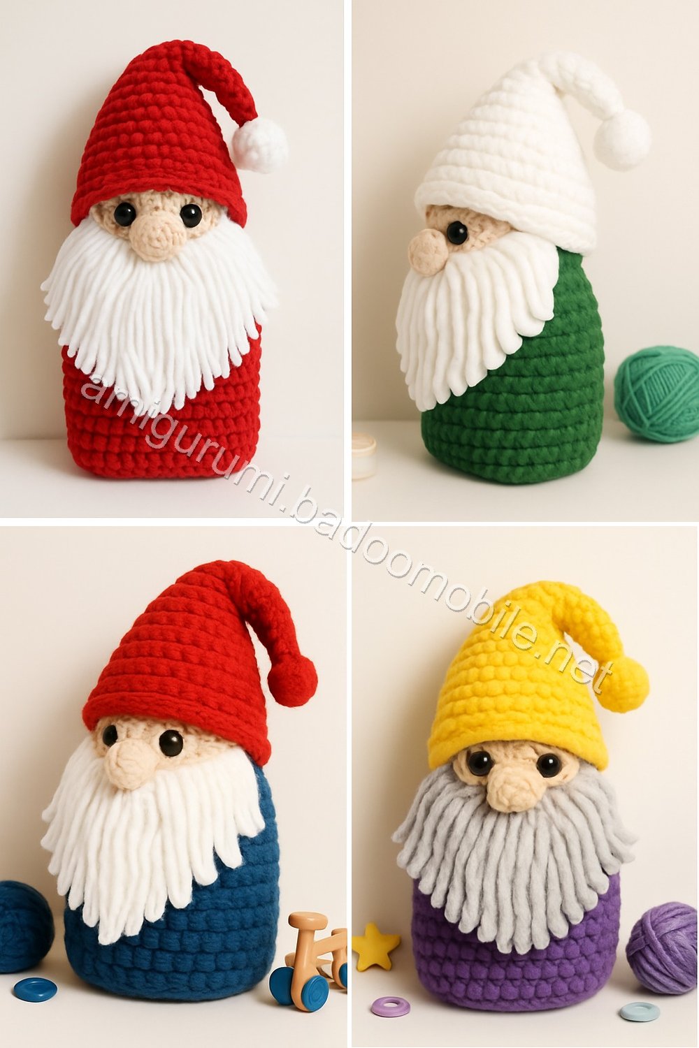 Amigurumi Christmas Gnome Free Pattern