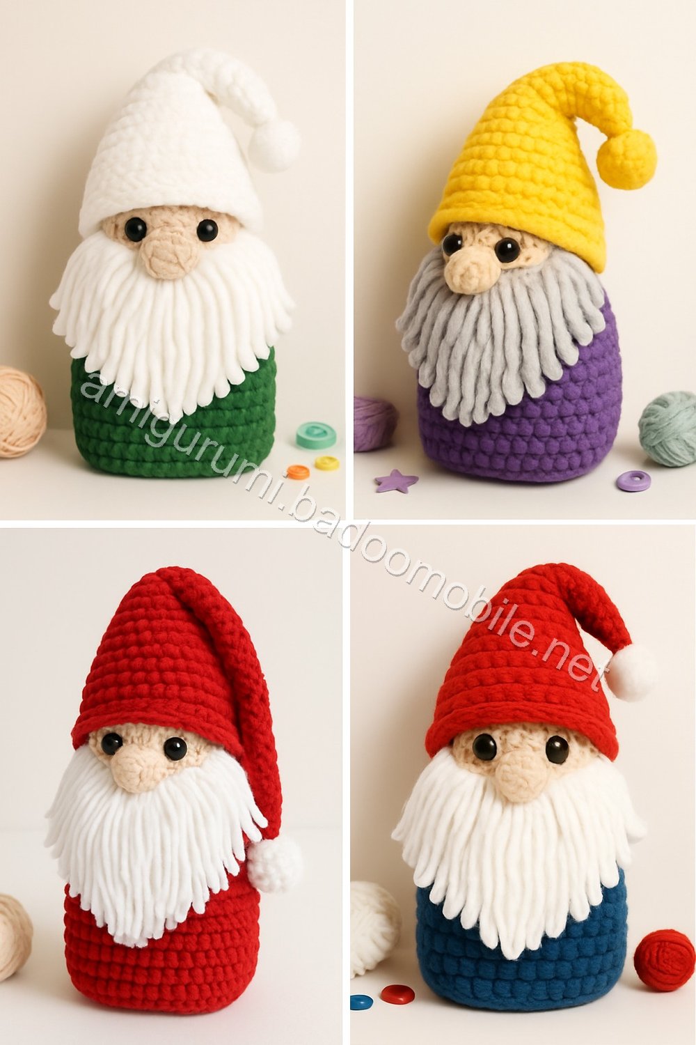 Amigurumi Christmas Gnome Free Pattern