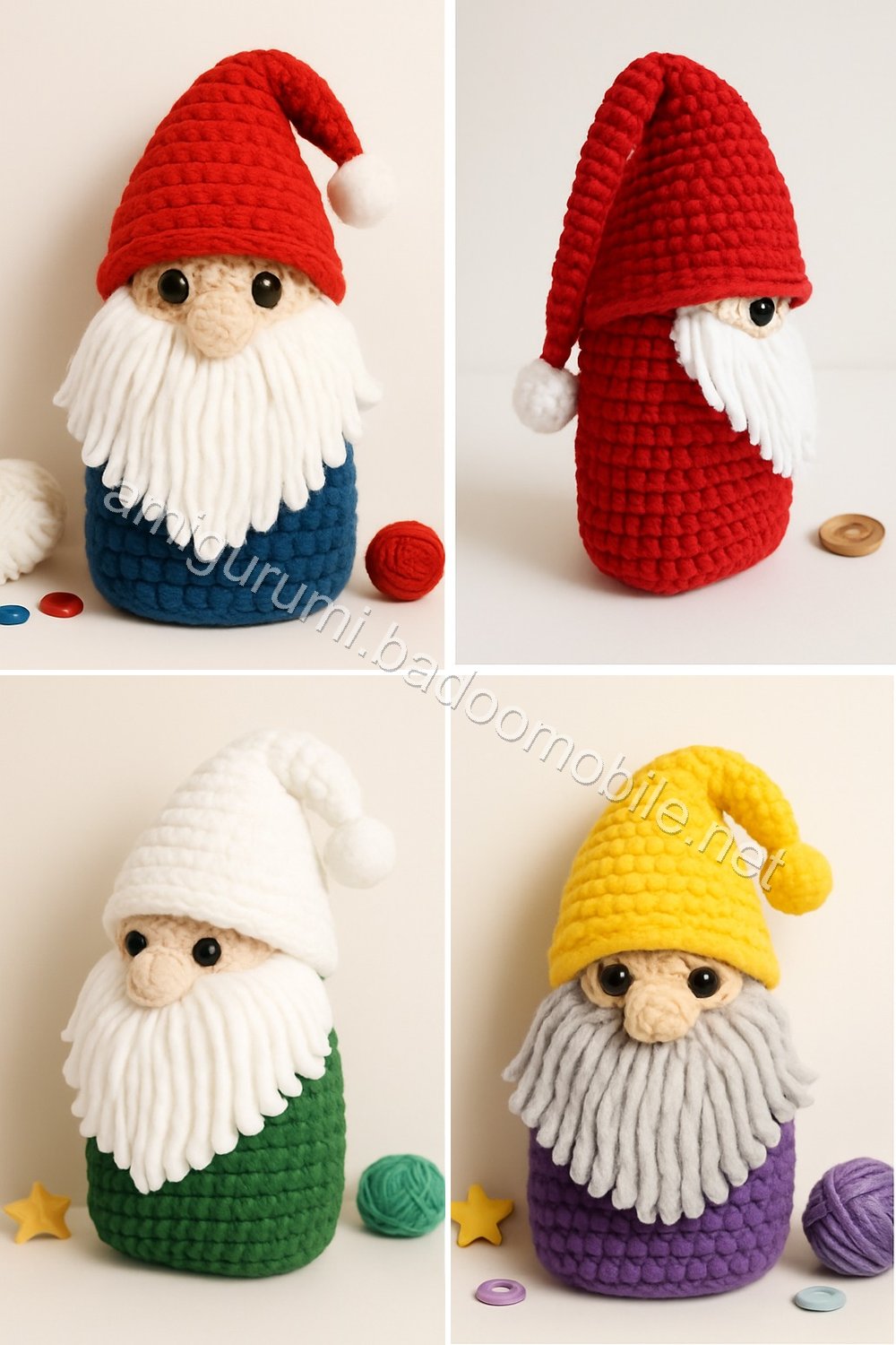 Amigurumi Christmas Gnome Free Pattern