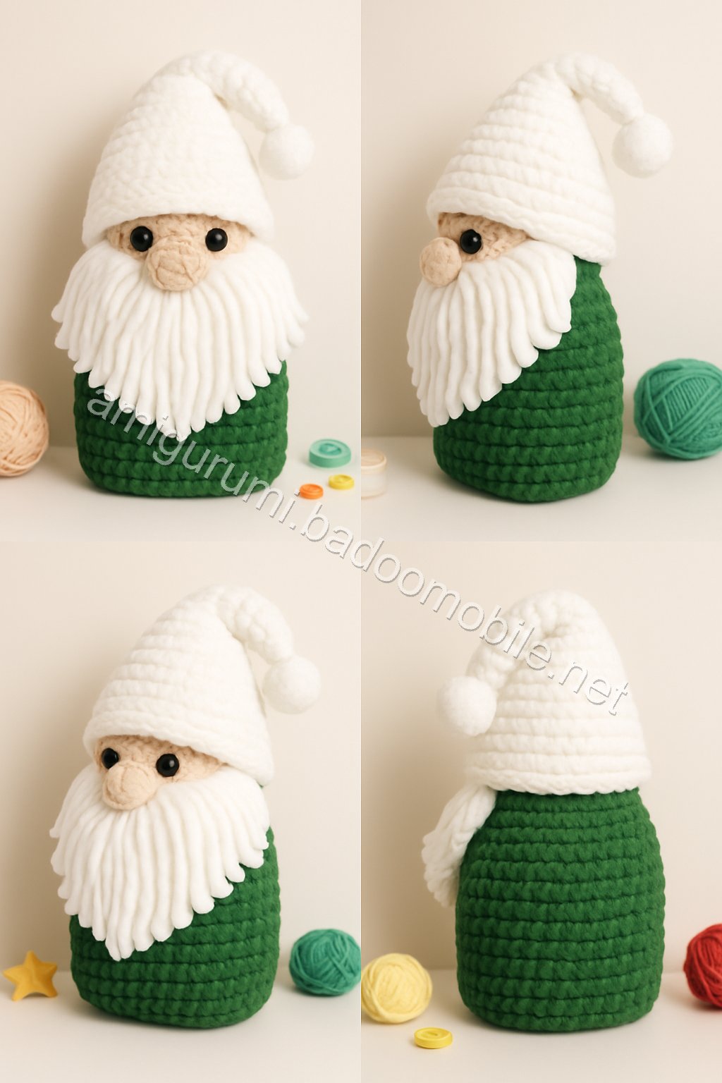 Amigurumi Christmas Gnome Free Pattern