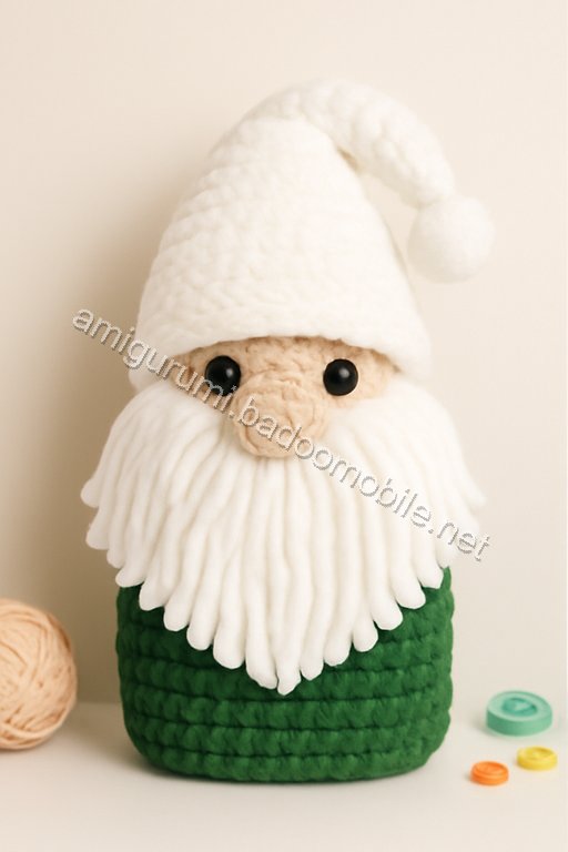 Amigurumi Christmas Gnome Free Pattern