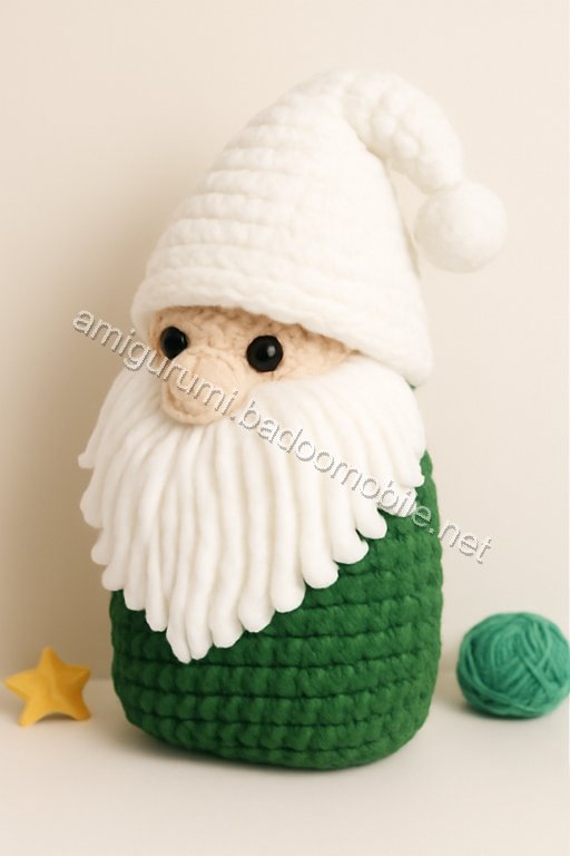 Amigurumi Christmas Gnome Free Pattern