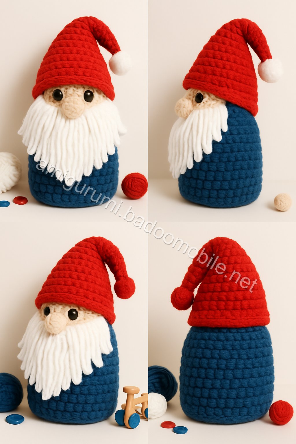 Amigurumi Christmas Gnome Free Pattern