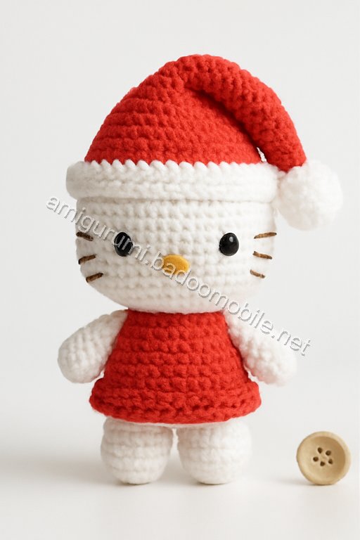 Amigurumi Santa Kitty Free Pattern