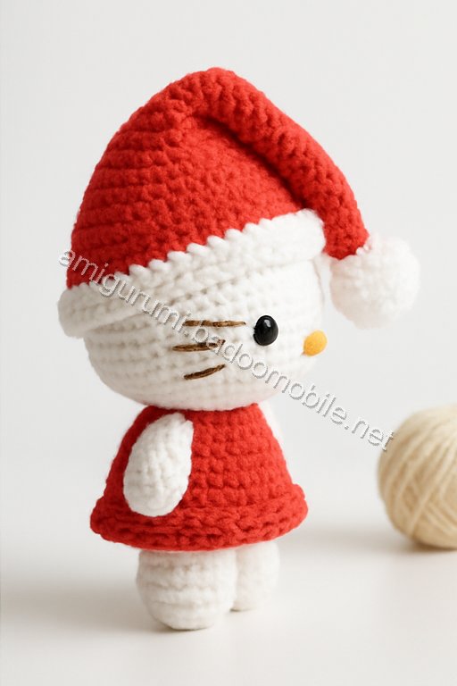 Amigurumi Santa Kitty Free Pattern