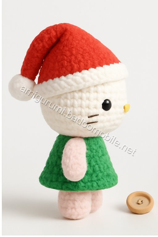Amigurumi Santa Kitty Free Pattern