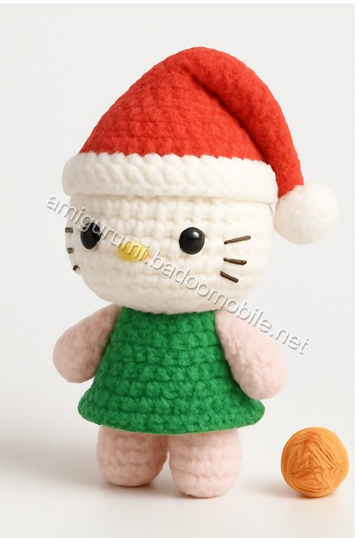 Amigurumi Santa Kitty Free Pattern