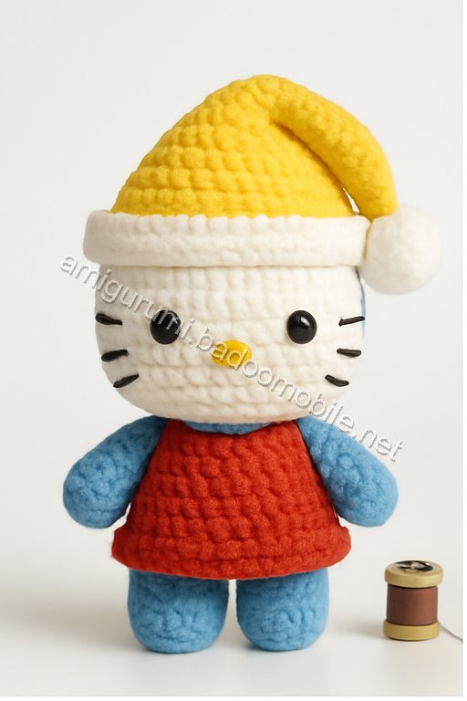 Amigurumi Santa Kitty Free Pattern