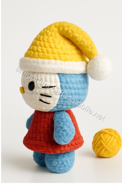 Amigurumi Santa Kitty Free Pattern