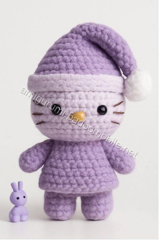 Amigurumi Santa Kitty Free Pattern