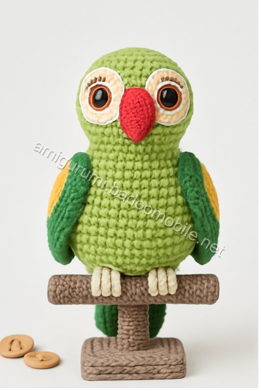 Amigurumi Lovebird Parrots Free Pattern