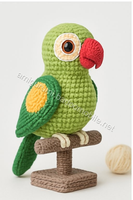 Amigurumi Lovebird Parrots Free Pattern