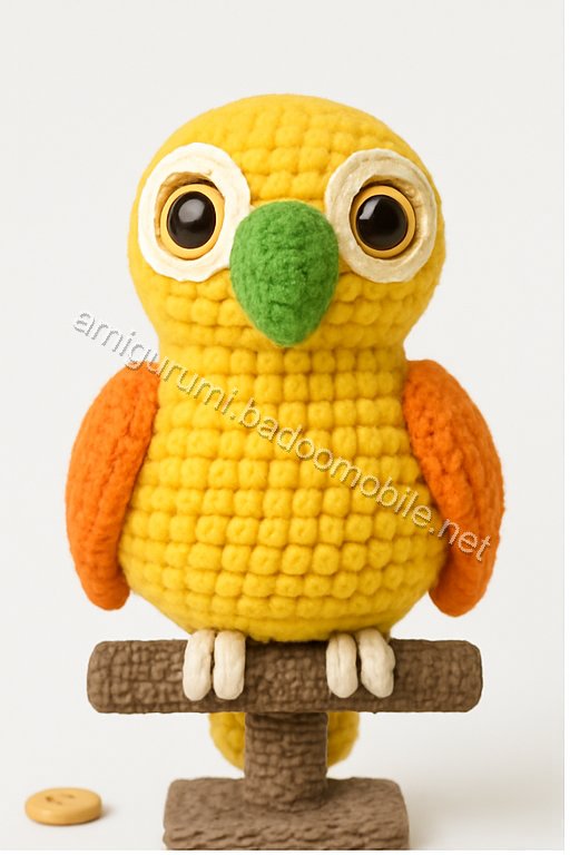 Amigurumi Lovebird Parrots Free Pattern