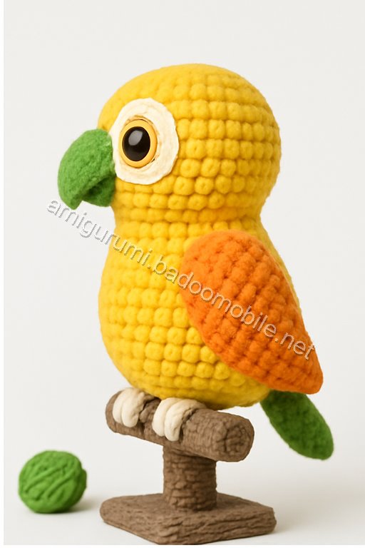 Amigurumi Lovebird Parrots Free Pattern