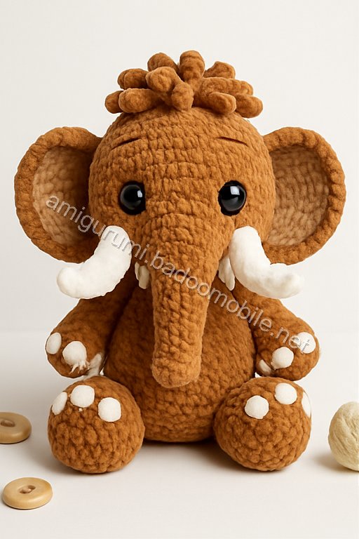 Amigurumi Woolly Mammoth Free Pattern