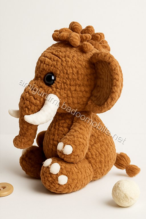 Amigurumi Woolly Mammoth Free Pattern