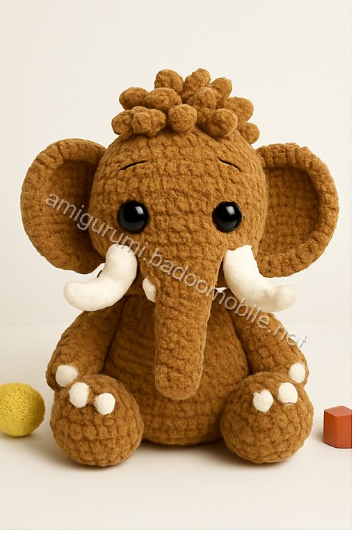 Amigurumi Woolly Mammoth Free Pattern