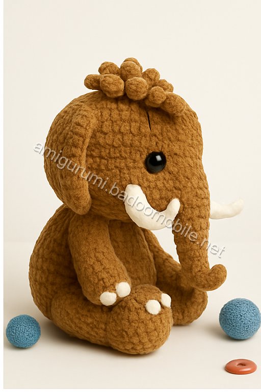 Amigurumi Woolly Mammoth Free Pattern