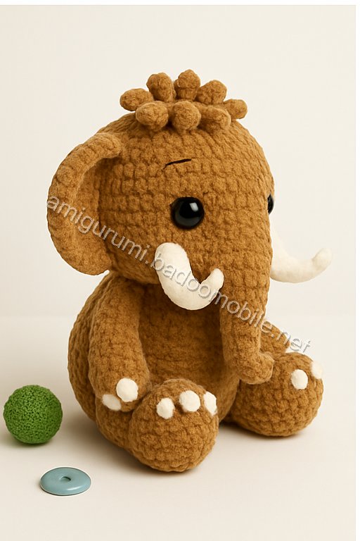 Amigurumi Woolly Mammoth Free Pattern