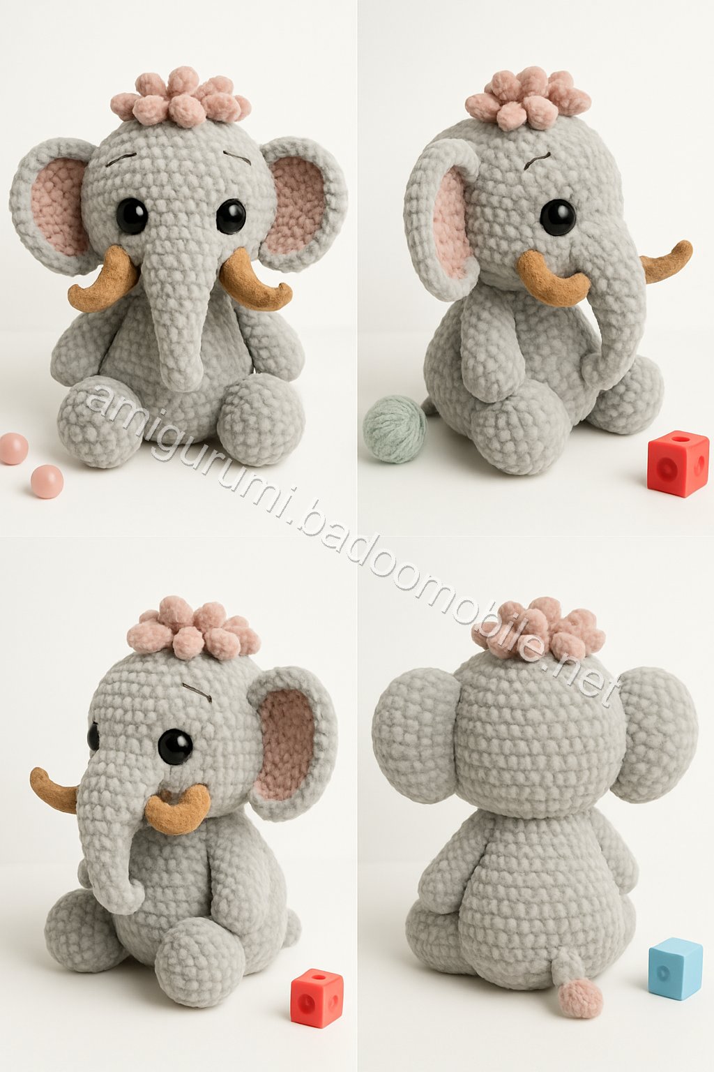 Amigurumi Woolly Mammoth Free Pattern