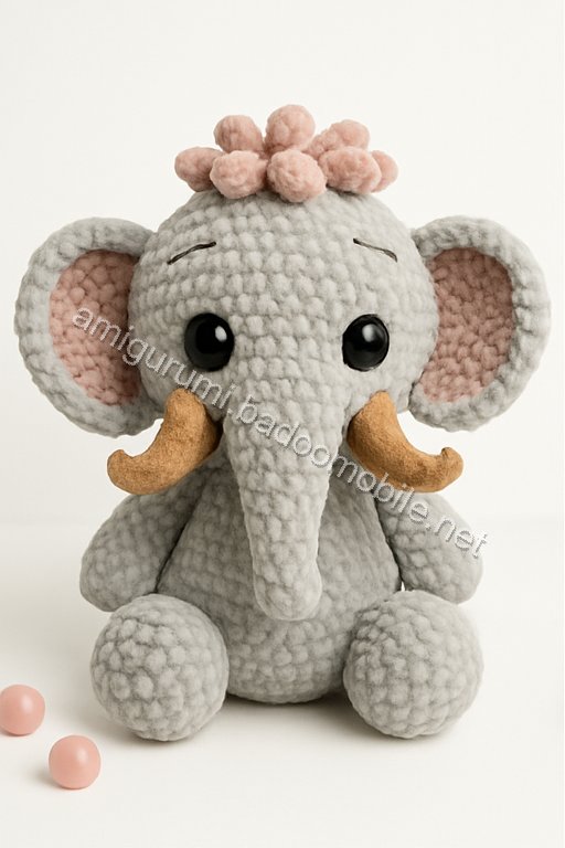 Amigurumi Woolly Mammoth Free Pattern