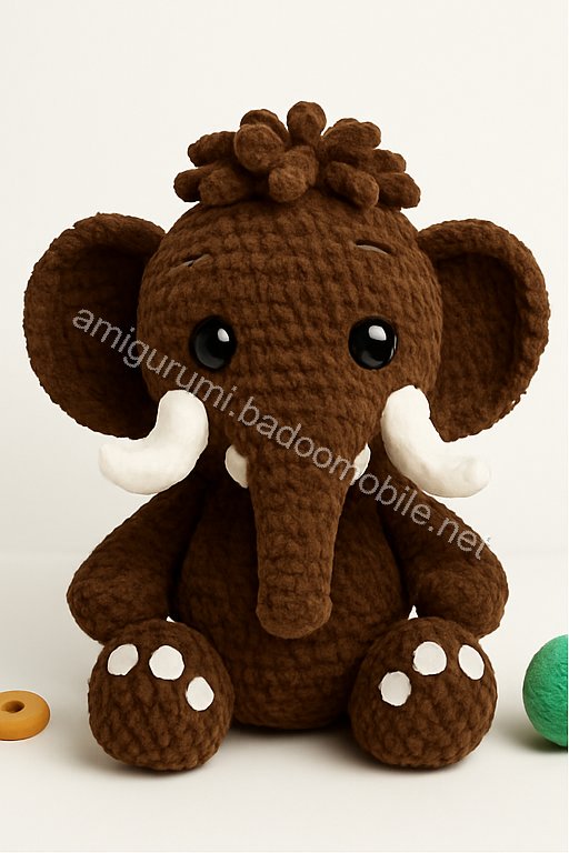 Amigurumi Woolly Mammoth Free Pattern