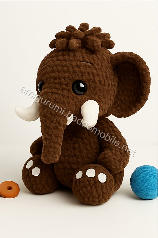 Amigurumi Woolly Mammoth Free Pattern