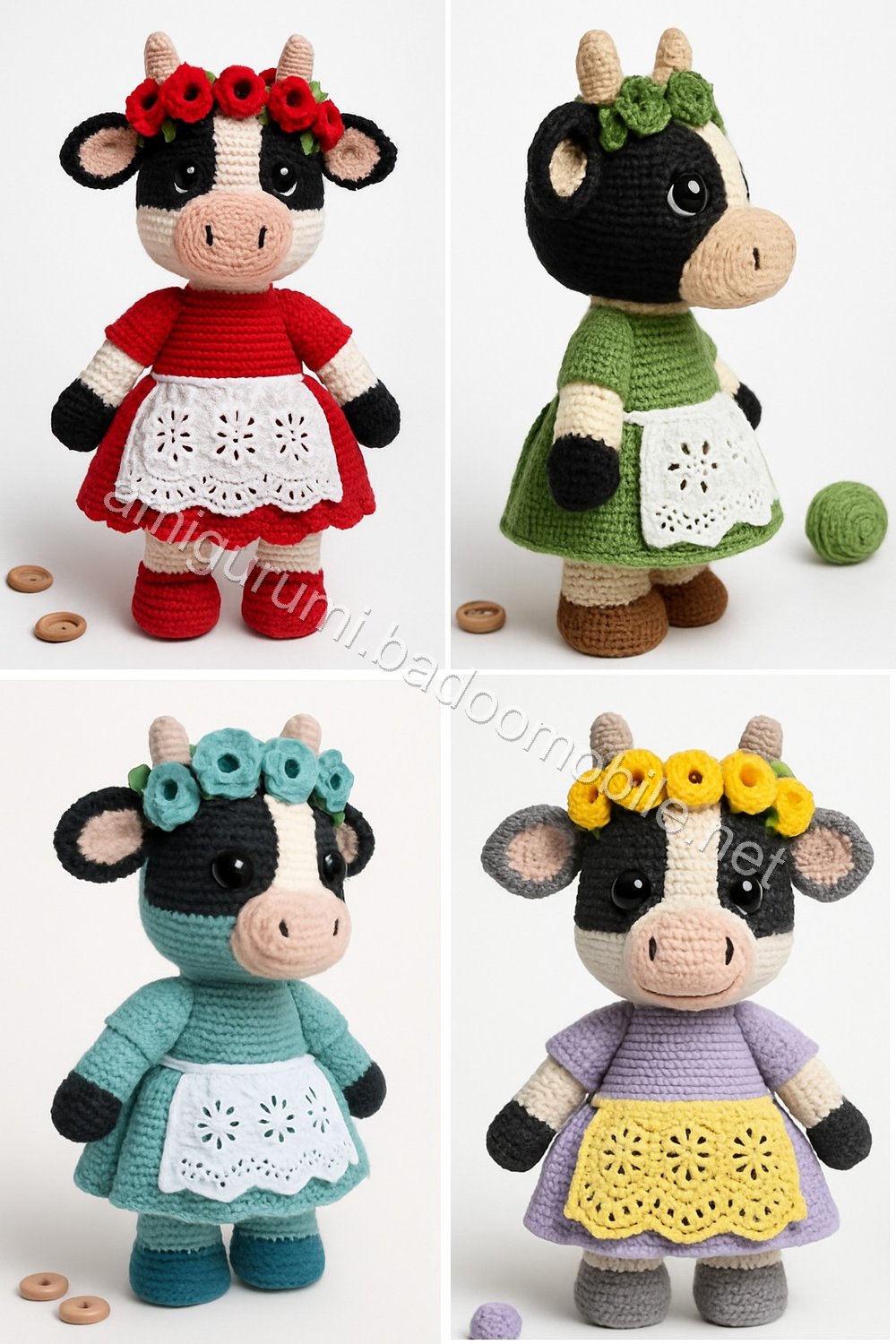 Amigurumi Meadow Cow Free Pattern