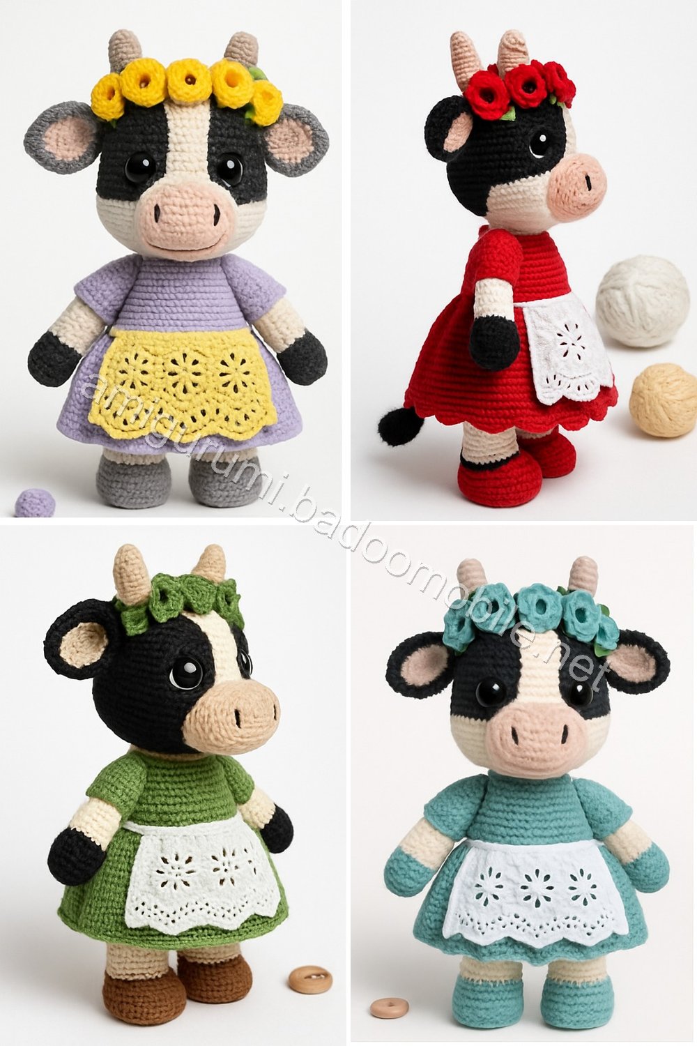 Amigurumi Meadow Cow Free Pattern
