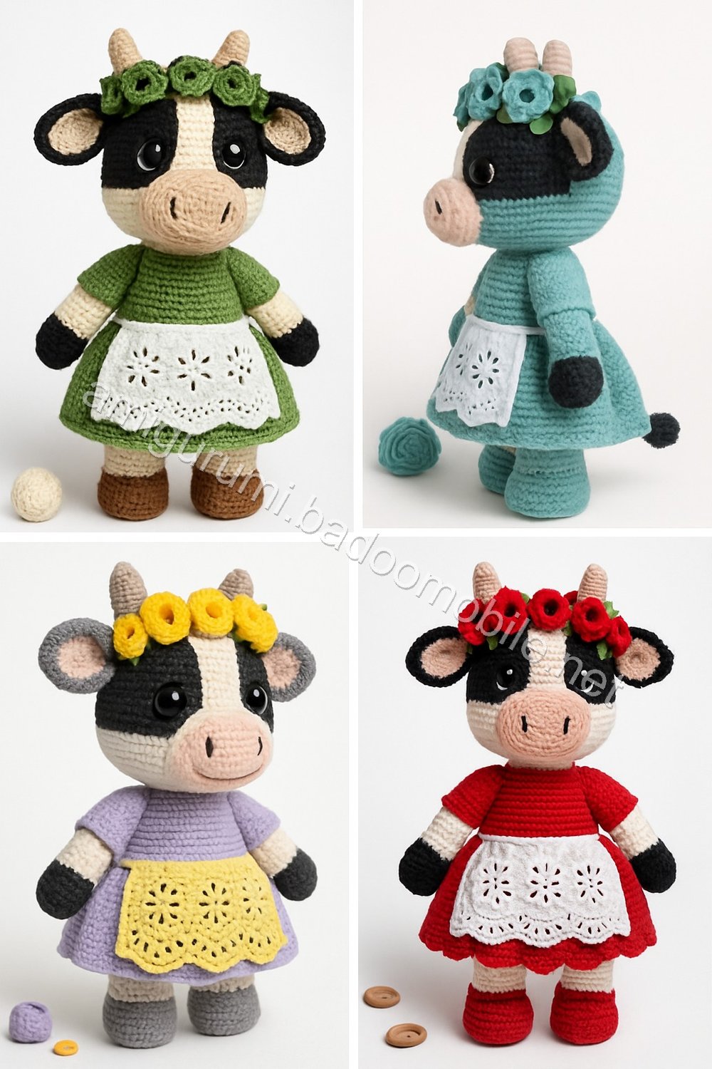 Amigurumi Meadow Cow Free Pattern