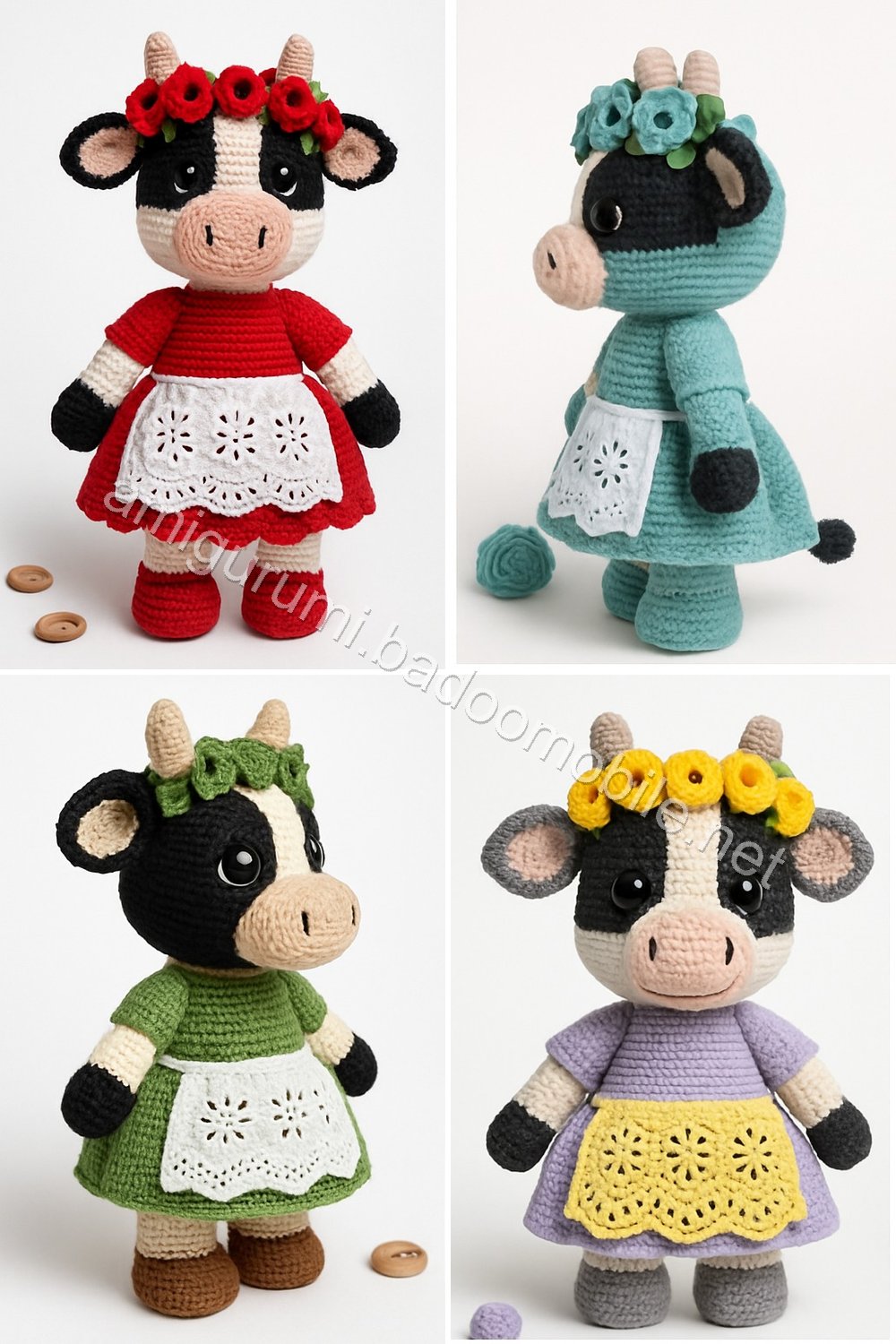 Amigurumi Meadow Cow Free Pattern