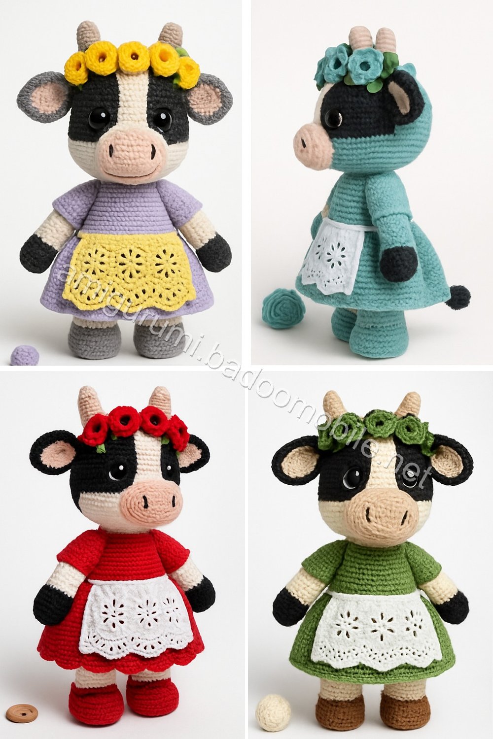 Amigurumi Meadow Cow Free Pattern