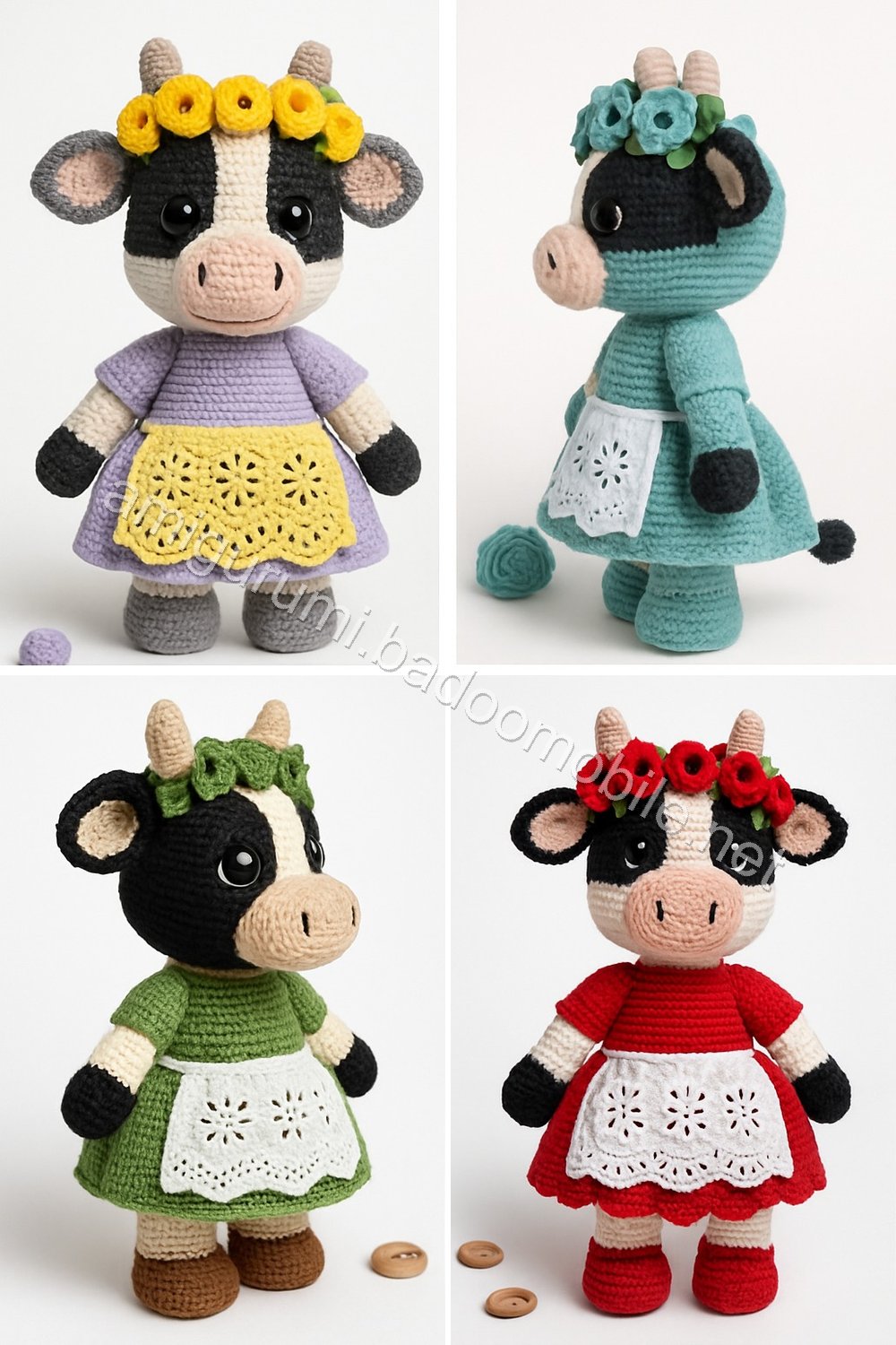 Amigurumi Meadow Cow Free Pattern