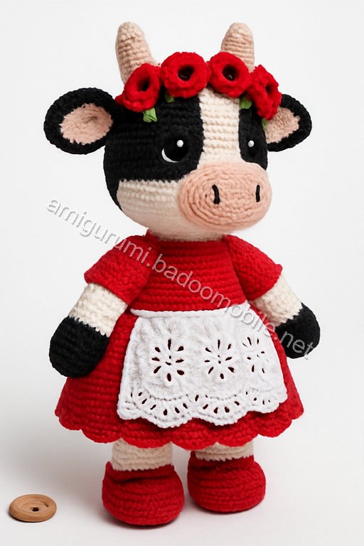 Amigurumi Meadow Cow Free Pattern