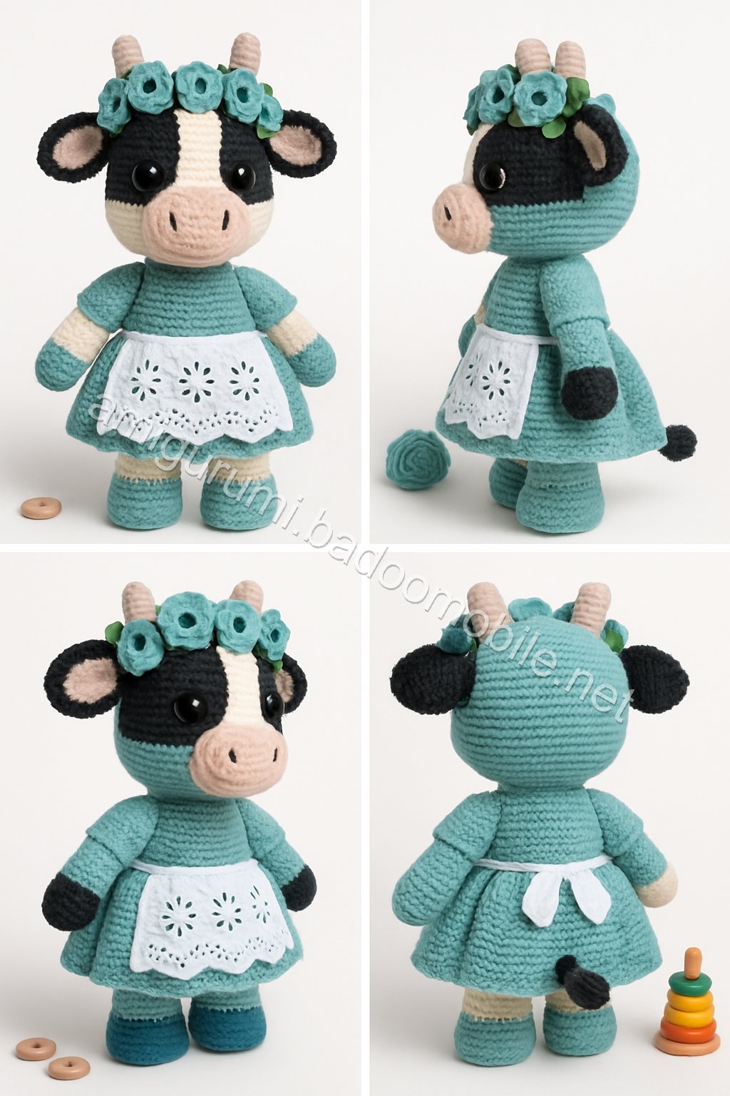 Amigurumi Meadow Cow Free Pattern