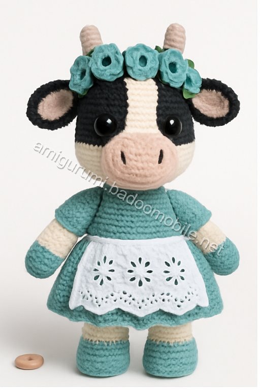 Amigurumi Meadow Cow Free Pattern