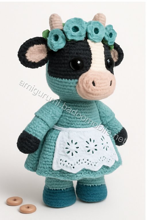 Amigurumi Meadow Cow Free Pattern