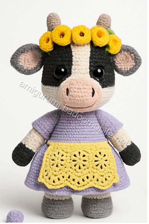 Amigurumi Meadow Cow Free Pattern