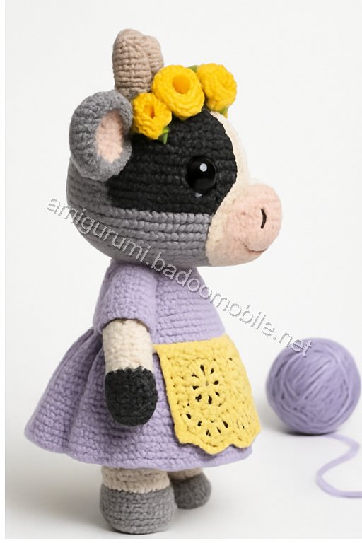 Amigurumi Meadow Cow Free Pattern