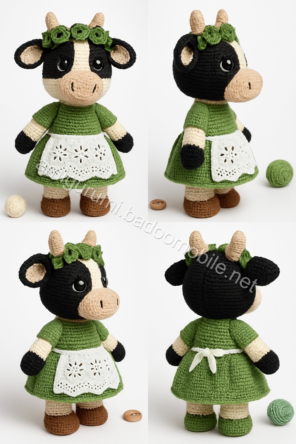 Amigurumi Meadow Cow Free Pattern