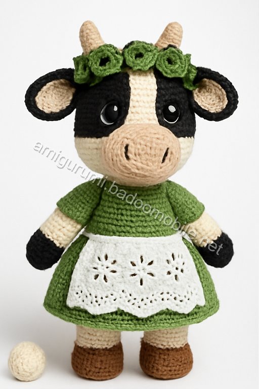 Amigurumi Meadow Cow Free Pattern
