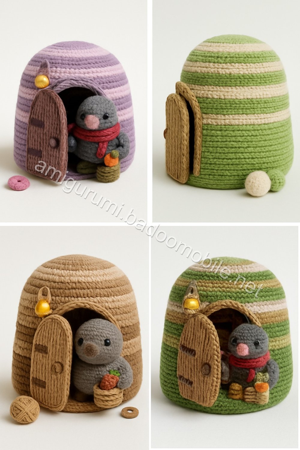 Amigurumi Mole Cottage Free Pattern