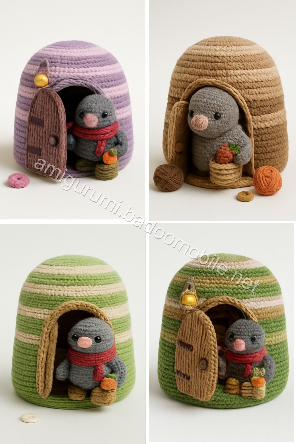 Amigurumi Mole Cottage Free Pattern