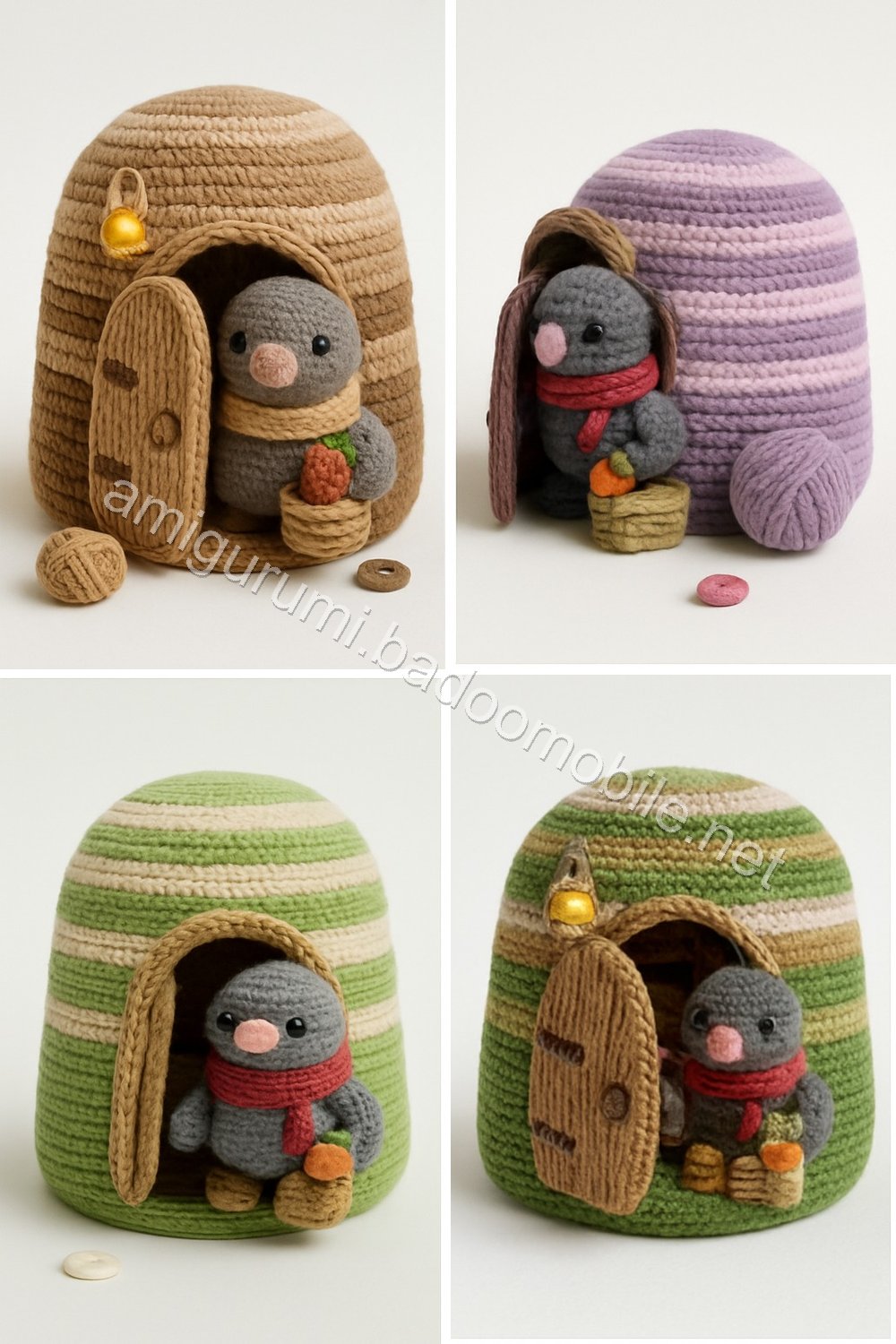 Amigurumi Mole Cottage Free Pattern