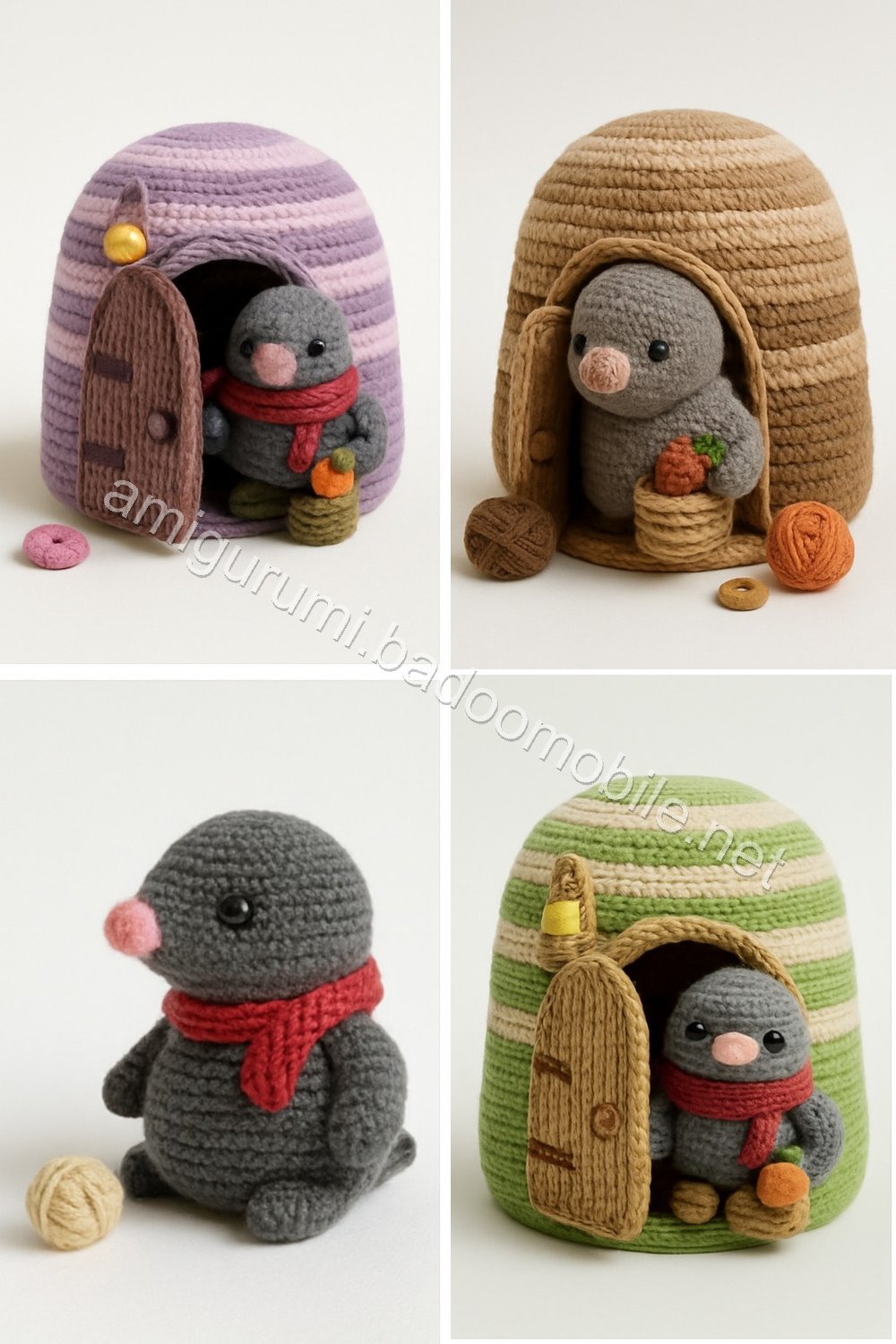 Amigurumi Mole Cottage Free Pattern