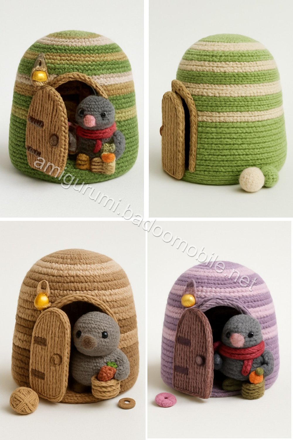 Amigurumi Mole Cottage Free Pattern