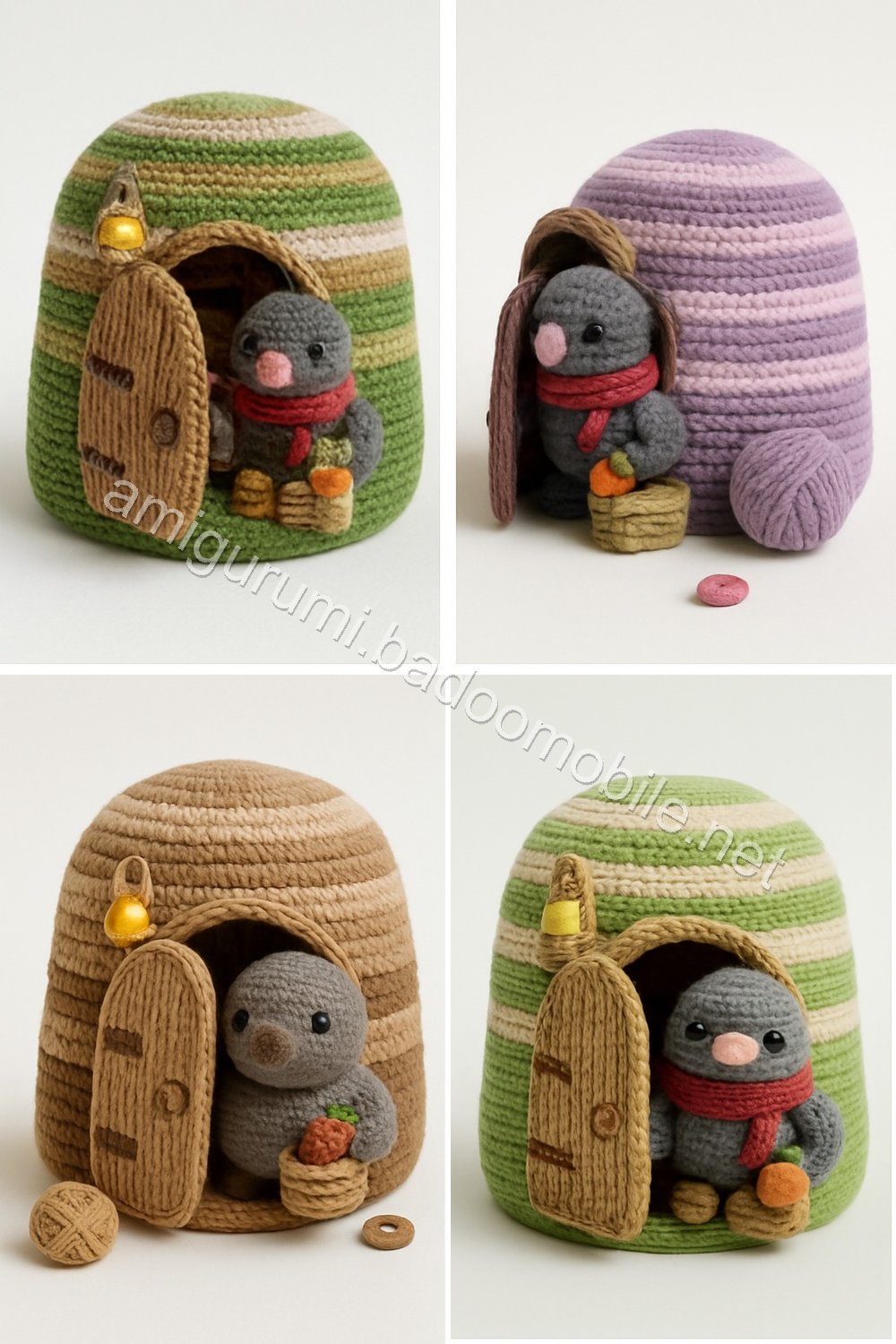 Amigurumi Mole Cottage Free Pattern