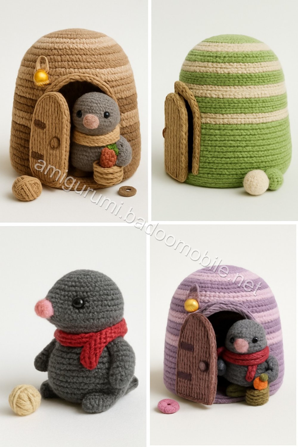 Amigurumi Mole Cottage Free Pattern